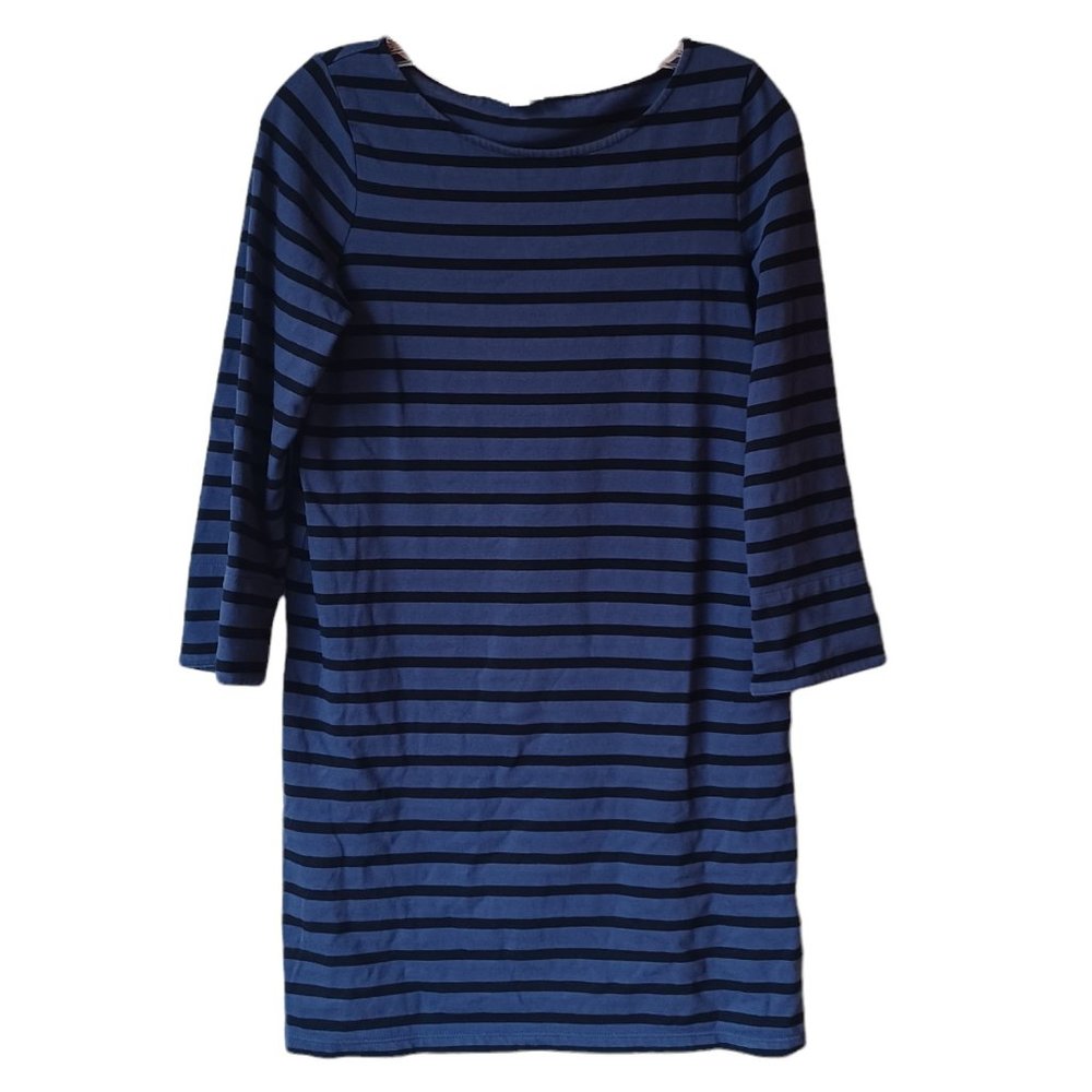 Boden Blue And Black Striped Dress Size 2 - Picture 2 of 6